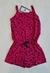 Macaquinho em cotton estampado pink - By Gus