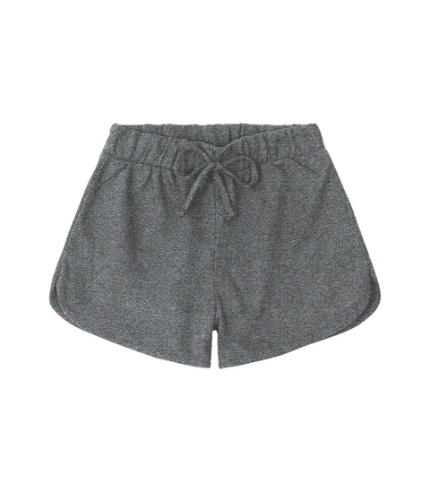 Shorts básico moletinho Chumbo - Rovitex Kids