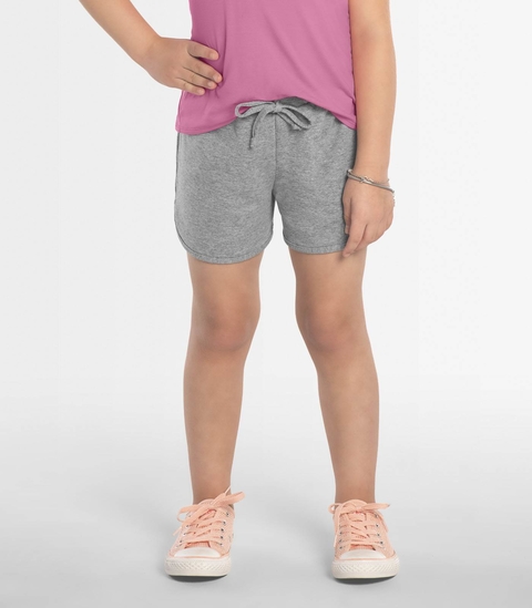 Shorts básico moletinho Cinza - Rovitex Kids