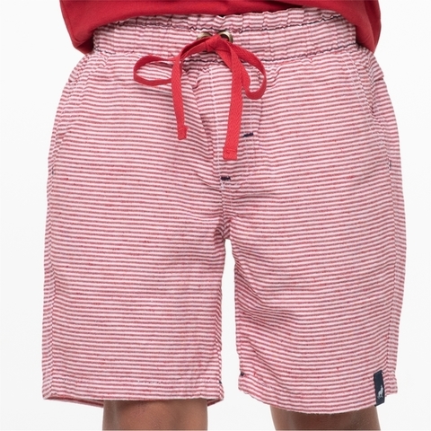 Bermuda Hawai (vermelho/branco) - Kadikê