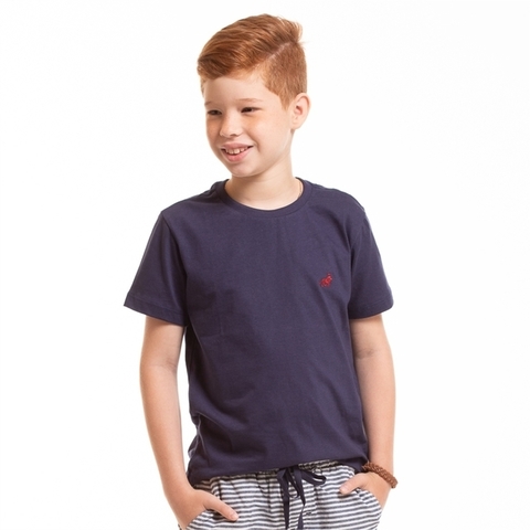 Camiseta Básica Azul Marinho Kadikê