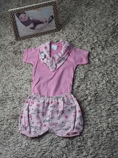 Conj. Body + short + bandana mafessoni baby