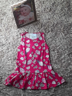 Vestido Rovitex estampado Tam 1