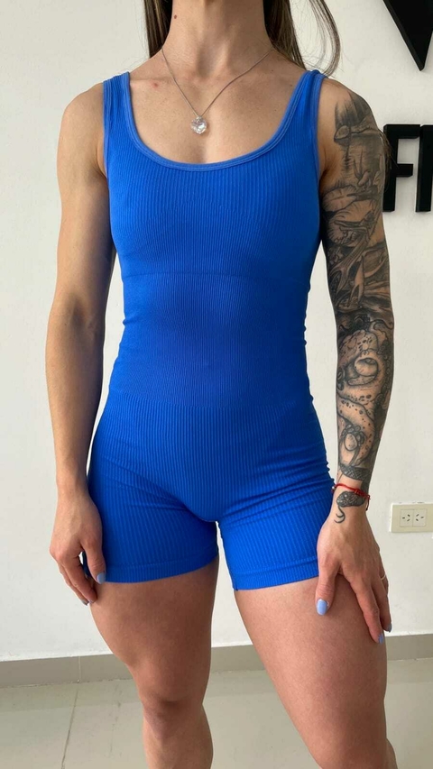 CATSUIT FERRARI- AZUL