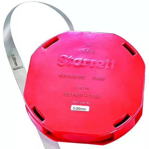CALIBRADOR DE FOLGA EM ROLO 7,6M - [0,06MM] - 666M-6
