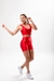 Short Basic trilobal Red Chic - Izzan Fit Wear