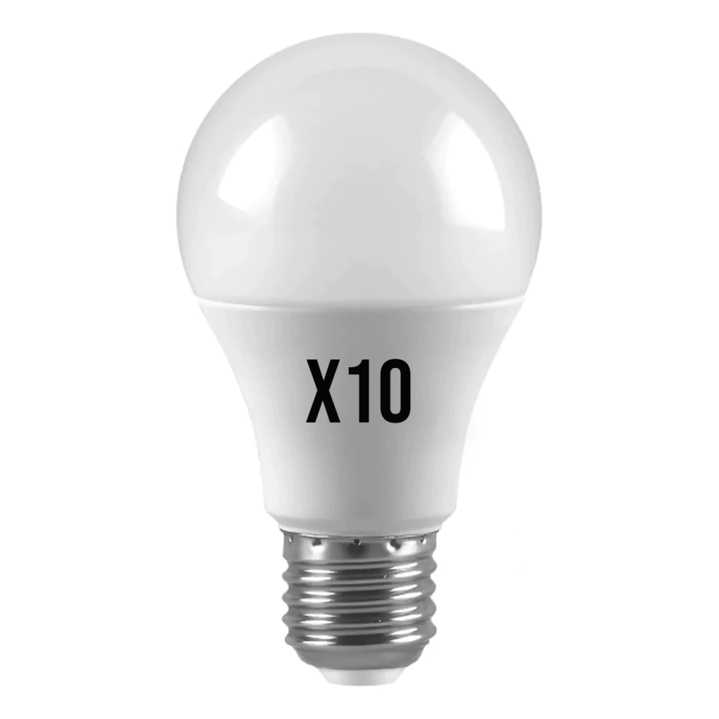 LAMPARA LED 9 W LUZ FRIA ETHEOS X 10 UNIDADES