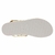 Sandália Fem Duas Tiras Flatform Fivela Metal Moleca 5447518