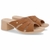 Tamanco Fem. Salto Bloco Médio Couro Strass Usaflex UC220020 - comprar online