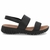 Sandália Feminina Couro Legítimo Plataforma Usaflex UC210040