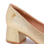 Sapato Feminino Scarpin Usaflex Salto Bloco Em Couro AK0301 - Forway - Roupas e Sapatos, Masculino e Feminino e Mais