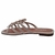 Sandalia Fem. Rasteira Slide Laço No Cabedal Moleca 5435548 - comprar online