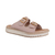 Chinelo Birken Feminino Pegada Com Tiras Em Couro 233662