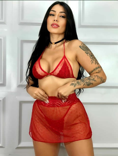 CONJUNTO DE LINGERIE COM SAIA (3047) - Magia Moda Íntima