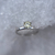 Solitário diamante 0.5ct ouro branco