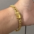 PULSEIRA GROUMET DUPLA FECHO GAVETA (8mm) - BANHADA A OURO 18K - comprar online