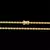 CORRENTE PIASTRINE GAVETA (4MM) - BANHADO A OURO 18K - comprar online