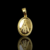 PINGENTE OVAL NOSSA SENHORA APARECIDA - 1,5 CM X 1 CM - BANHADO A OURO 18K