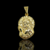 PINGENTE JESUS DE PERFIL - 2CM X 1,5 CM - BANHADO A OURO 18K