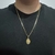 Corrente 60cm Tijolinho 4mm + Pingente Nossa Senhora oval em pedras zircônia - Banhado a Ouro 18K - comprar online