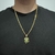 Corrente 60cm Groumet duplo 5mm + Pingente Trevo - Banhado a Ouro 18K - comprar online