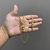 Corrente 60cm Groumet dupla 5m + Pingente Face de cristo 4D - Banhado a Ouro 18K na internet