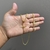 Corrente cadeado 3mm + Pingente Cruz Palito - Banhado a Ouro 18K na internet