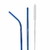 Kit Canudo Azul Inox Metal, com escova e tampa - Wanui Beachwear