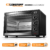 Horno electrico LUSQTOFF 85L con convección Negro - comprar online
