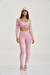 Conjunto Canelado Rosa Caju Brasil