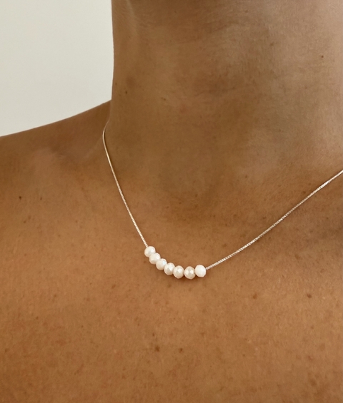 Colar cristais irisados - comprar online