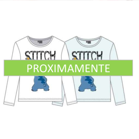 REMERA STITCH TEENS OVERSIZE DIBUJANDO