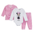 AJUAR DE MINNIE BODY + PANTALON + CAMPERA + CAJITA - comprar online