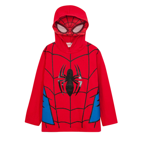REMERA SPIDERMAN DISFRAZ CON MASCARA