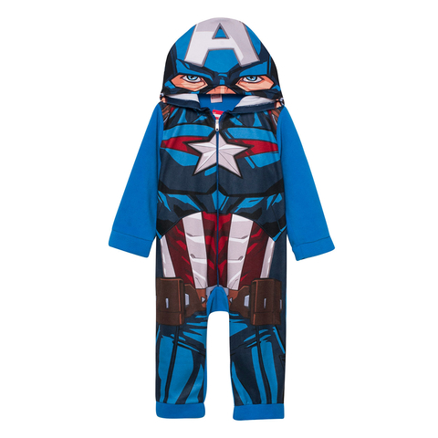 ENTERITO CAPITAN AMERICA MICROPOLAR CON CAPUCHA