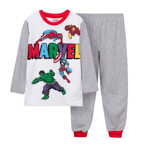 PIJAMA AVENGERS LETRAS COLORES
