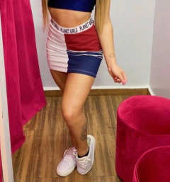 Saia letreiro planet girls - comprar online