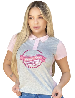 Blusa polo paete planet girls - comprar online