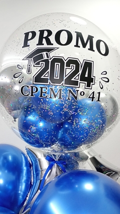 Imagen de Globo burbuja Personalizado 22"