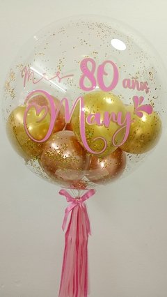 Imagen de Globo burbuja Personalizado 22"