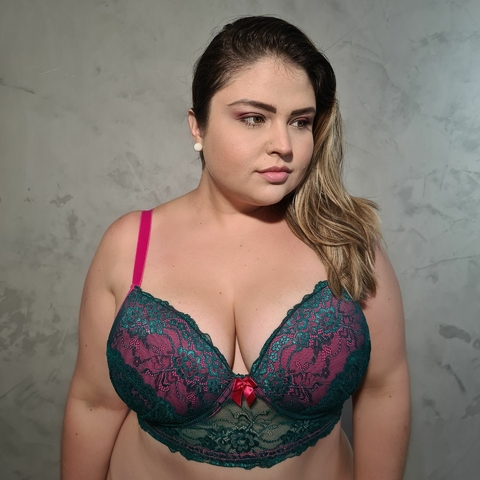 Sutiã BOJO RENDA Verde Musgo