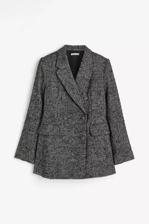 SACO DOBLE BOTONADURA H&M