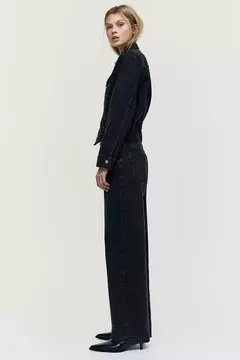 DENIM WIDE HIGH WAIST H&M en internet