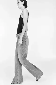 DENIM WIDE HIGH WAIST - H&M - comprar online