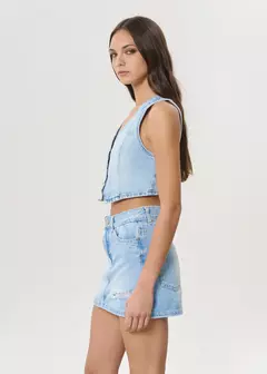 CHALECO SASTRE DENIM - comprar online