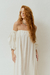 VESTIDO TQC MANGAS - 0FF WHITE - KOLM COLLECTIVE