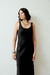 VESTIDO ACETINADO PRETO - KOLM COLLECTIVE