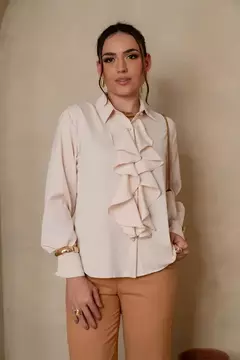 Camisa Desirrée - Creme Tam M - comprar online