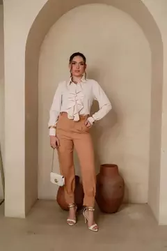 Camisa Desirrée - Creme Tam M - Conceito Modas