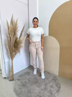 Calça Jeans - Bege Tam 42